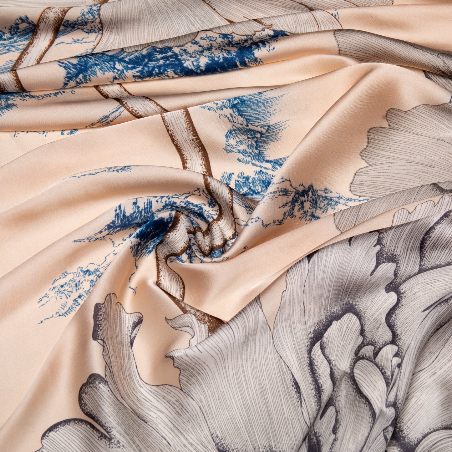 The Luxury Breastfeeding Shawl - Petal Sky