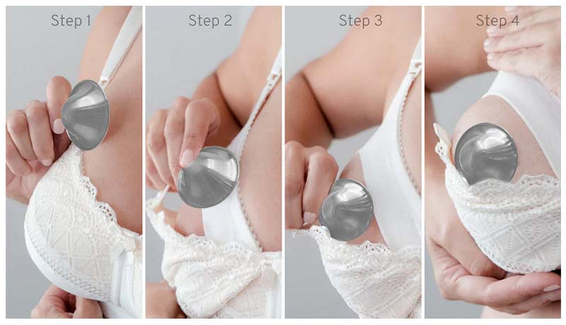 Antibacterial silver cups for sore nipples – AuraLai
