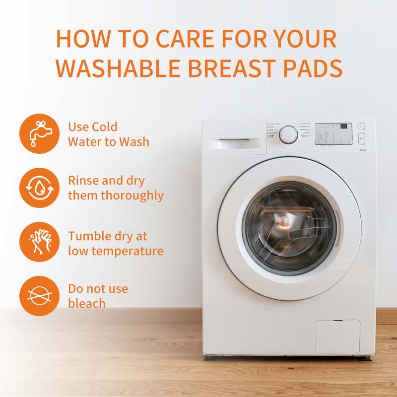 Organic Bamboo Reusable Nursing Pads