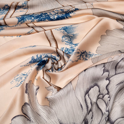 The Luxury Breastfeeding Shawl - Petal Sky
