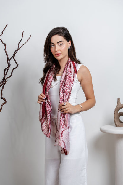 Breastfeeding Cover in Sunset Rose