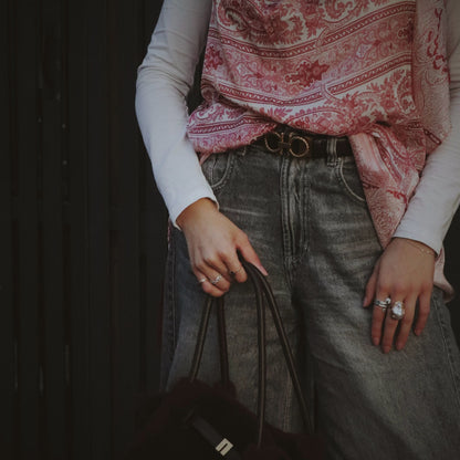 Breastfeeding Cover in Sunset Rose